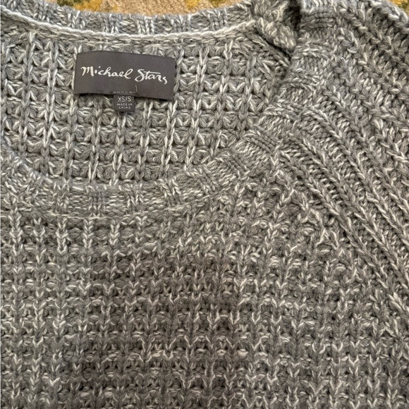 Michael Stars Grey Marled Knit Pullover Sweater Great Condition Size XS/S - Picture 2 of 3